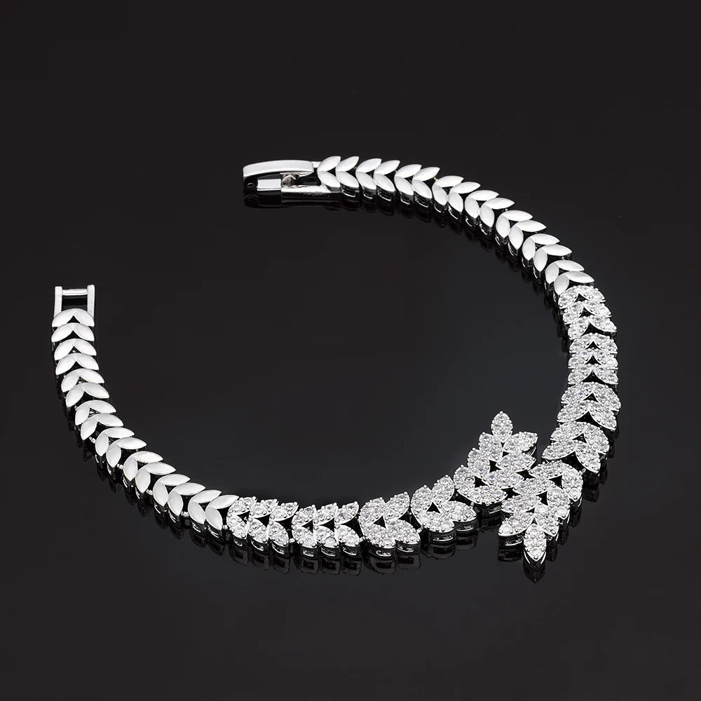 2024 New Wedding Jewelry Set for Women Collection Necklace Set