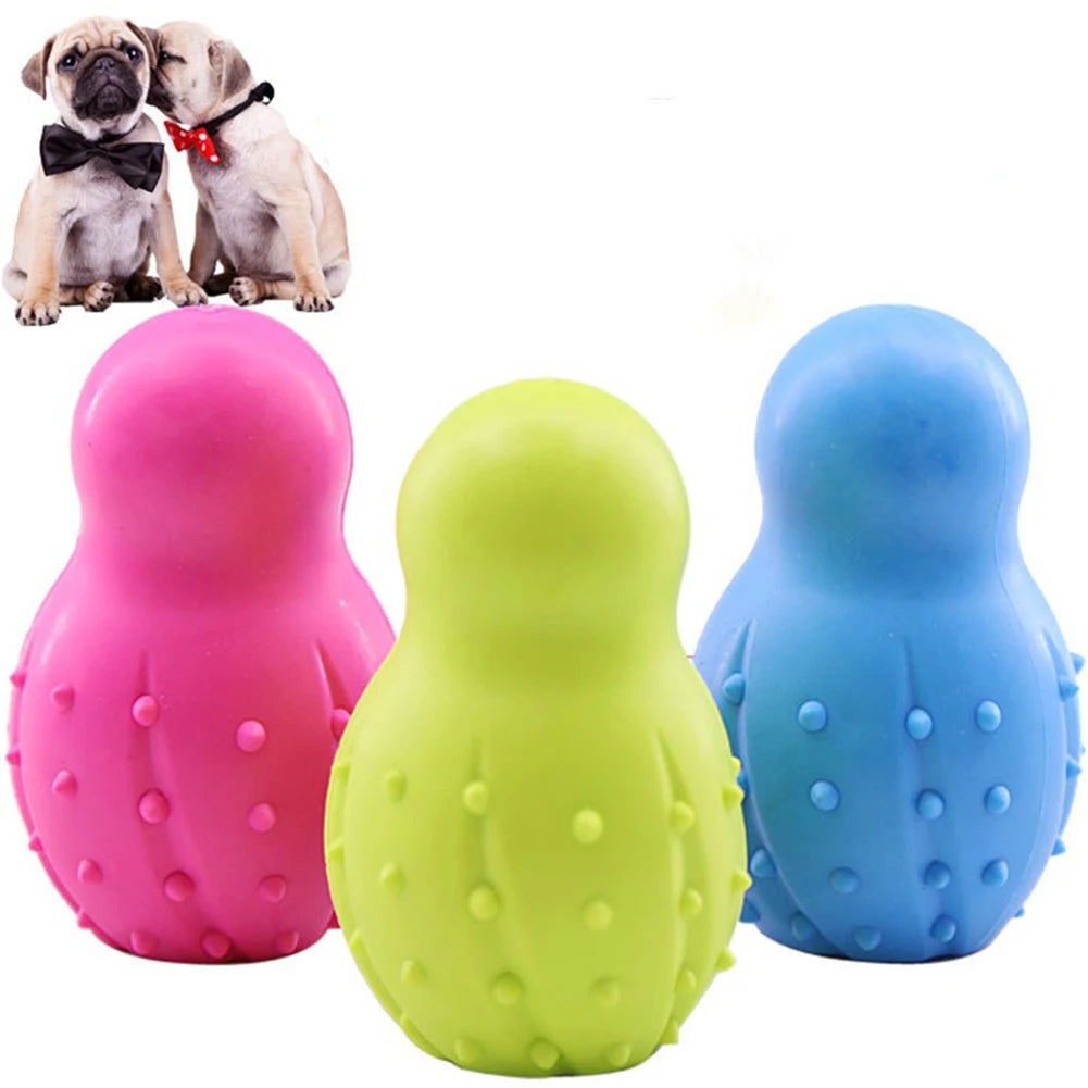 Dogs Chew Toys Rubber Balls Shape Dog