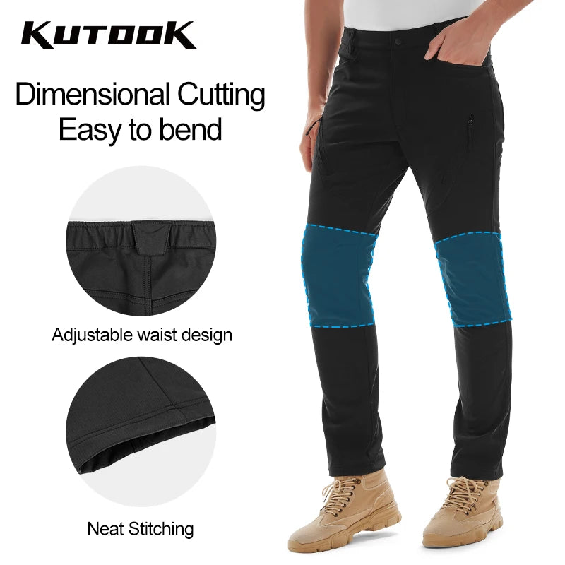 KUTOOK Men Trekking Pants Winter Cargo Pants for Man - My Store
