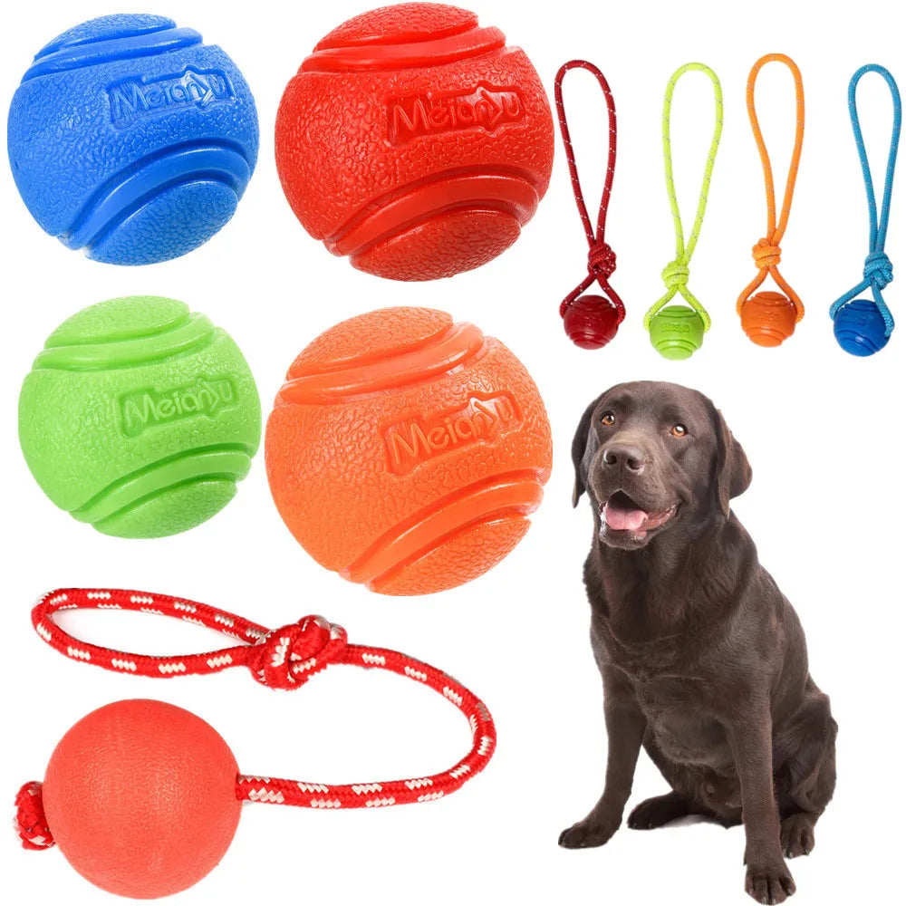 Dog Ball Pet Dog Toys Rubber Chew Toys