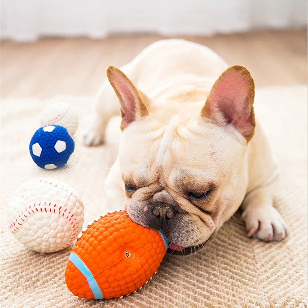 Rugby Small Dog Pet Toy Tennis Volleyball Football Dog Toy