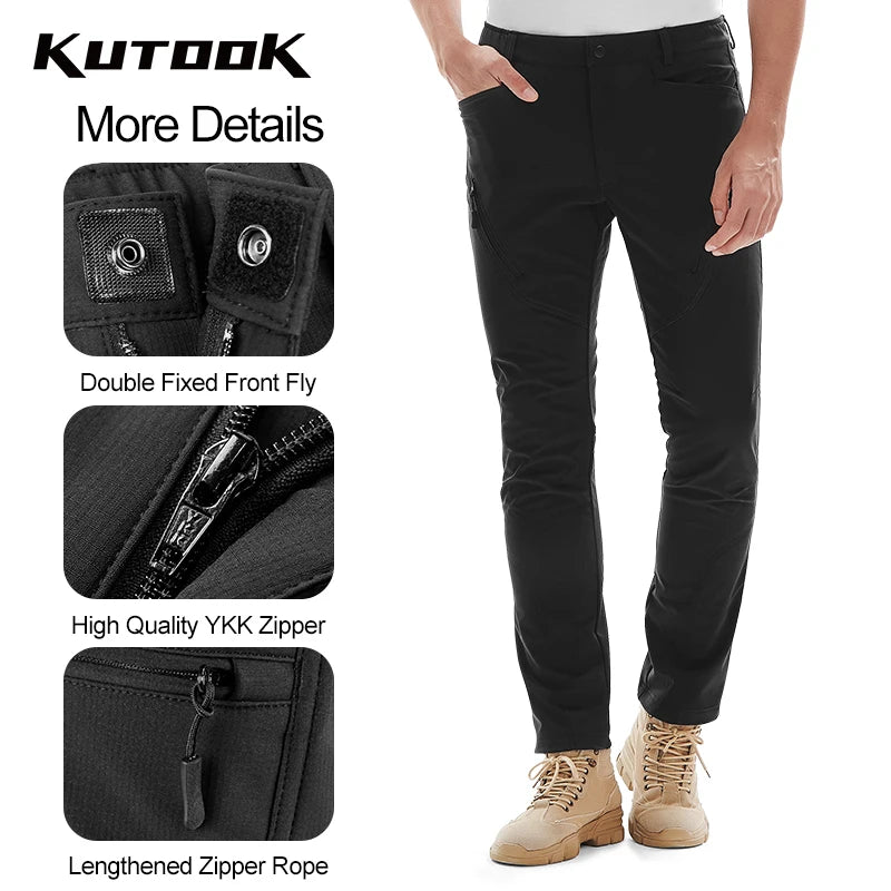 KUTOOK Men Trekking Pants Winter Cargo Pants for Man - My Store