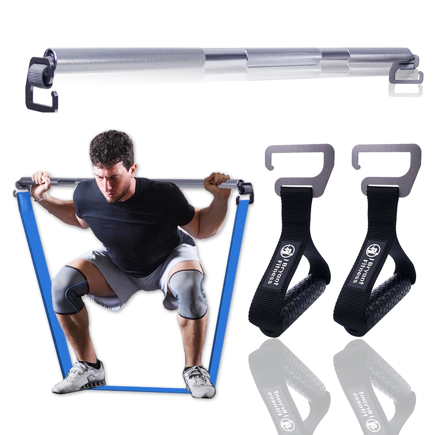 96CM Resistance Band Exercise Bar - My Store