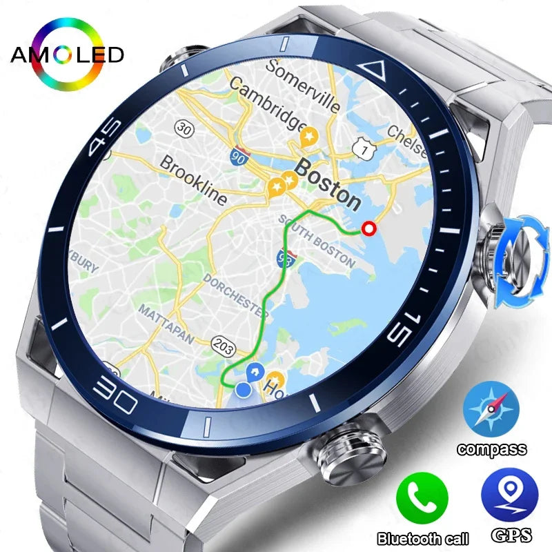 2024 New ECG+PPG Smart Watch Men GPS