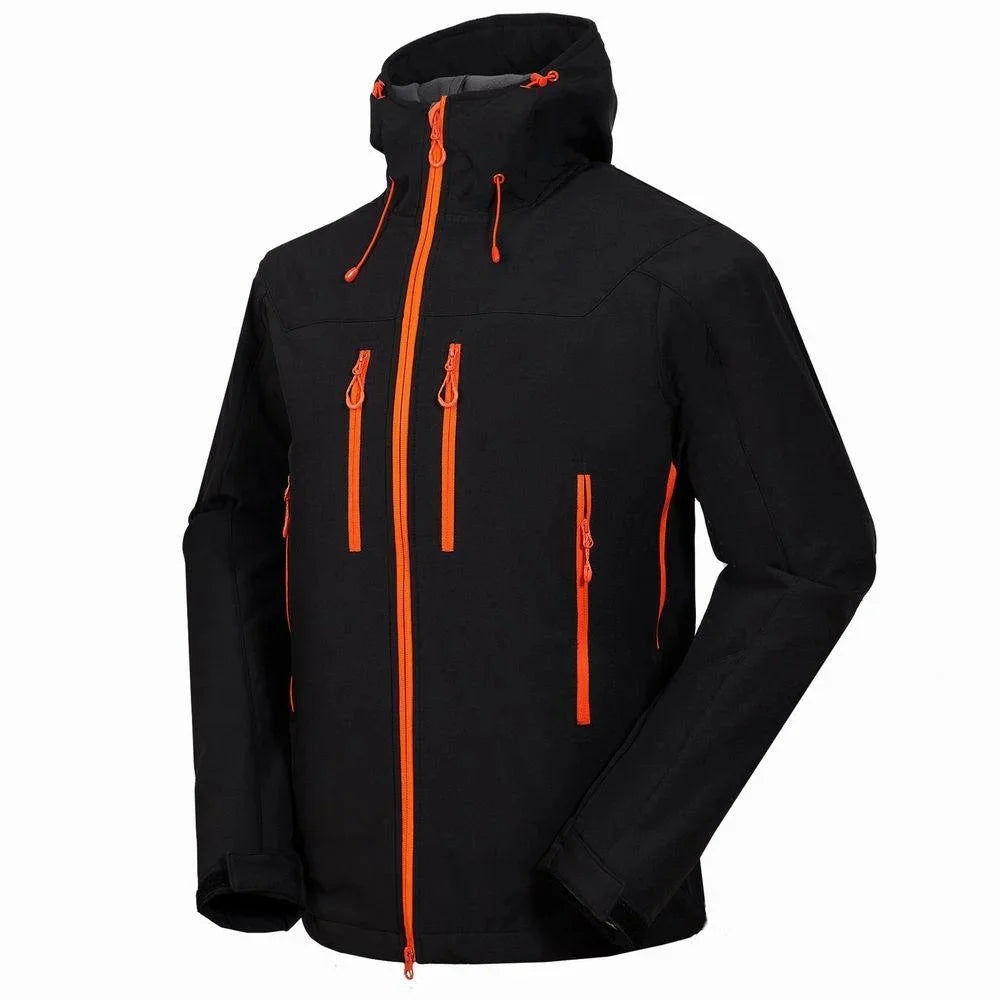 Men Winter Softshell Jackets Outdoor Sports Hooded - My Store