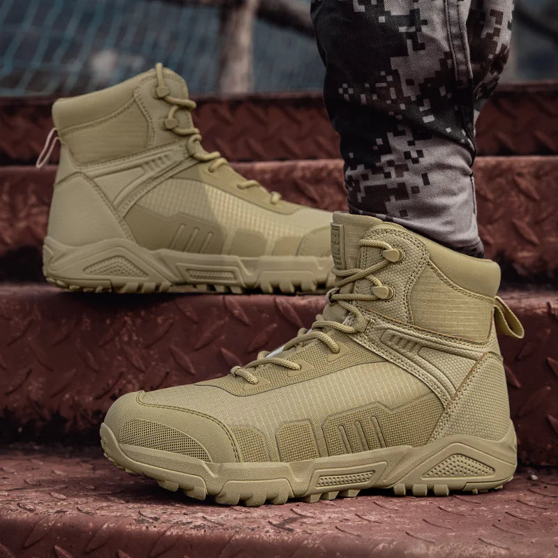 Topfight 2024 High-top Military Boots Outdoor Breathable - My Store