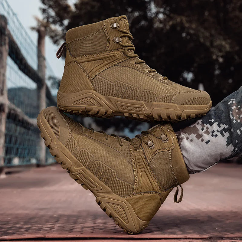 Topfight 2024 High-top Military Boots Outdoor Breathable - My Store