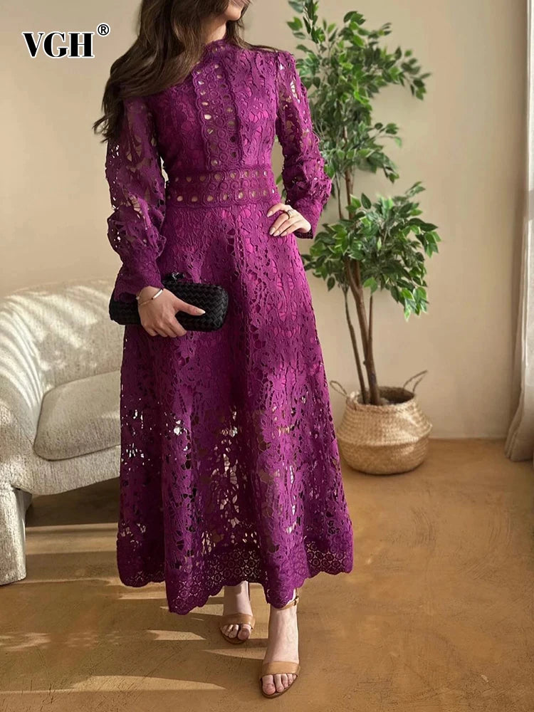 Purple Elegant Dress - My Store