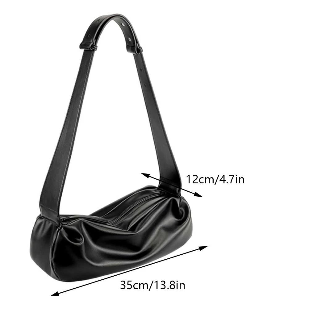 Pleated Shoulder Bag Designer - My Store