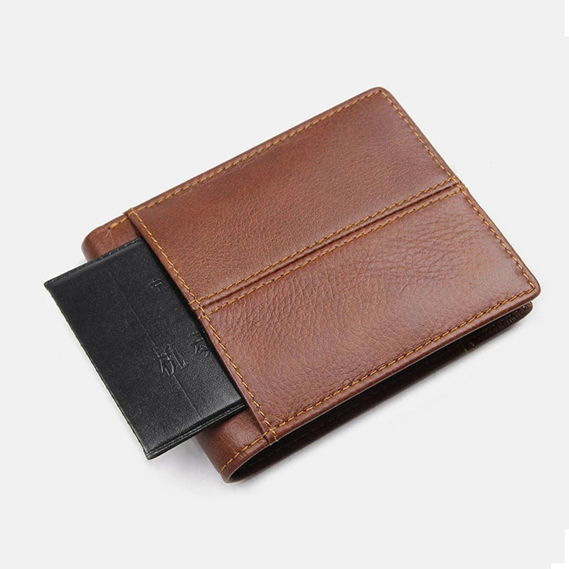 Bifold Leather Genuine Leather Wallet - My Store
