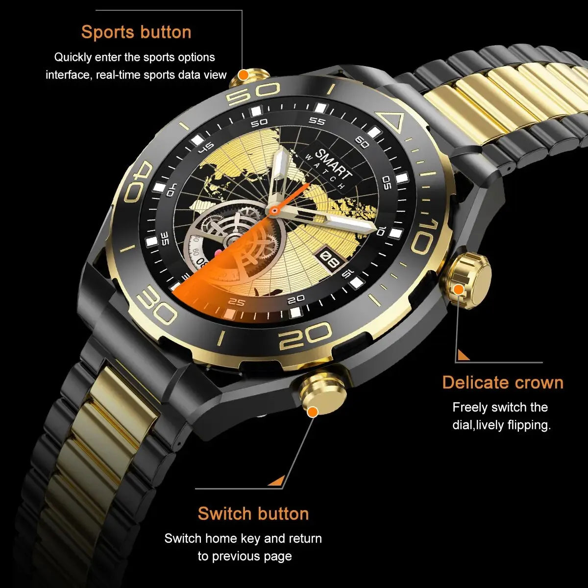 2024 Sport Smart Watch for Men Women