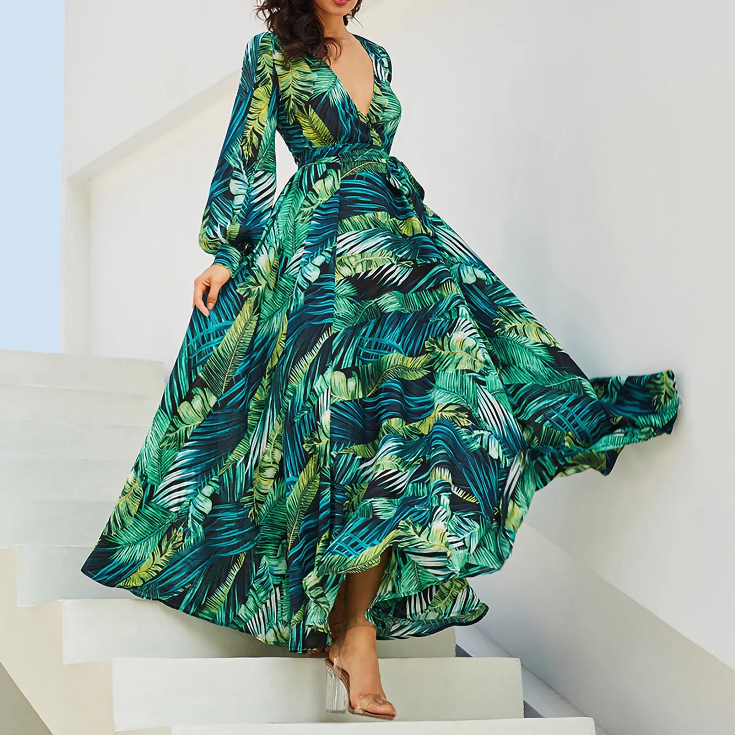 Women's V-Neck Backless Dresses Summer - My Store
