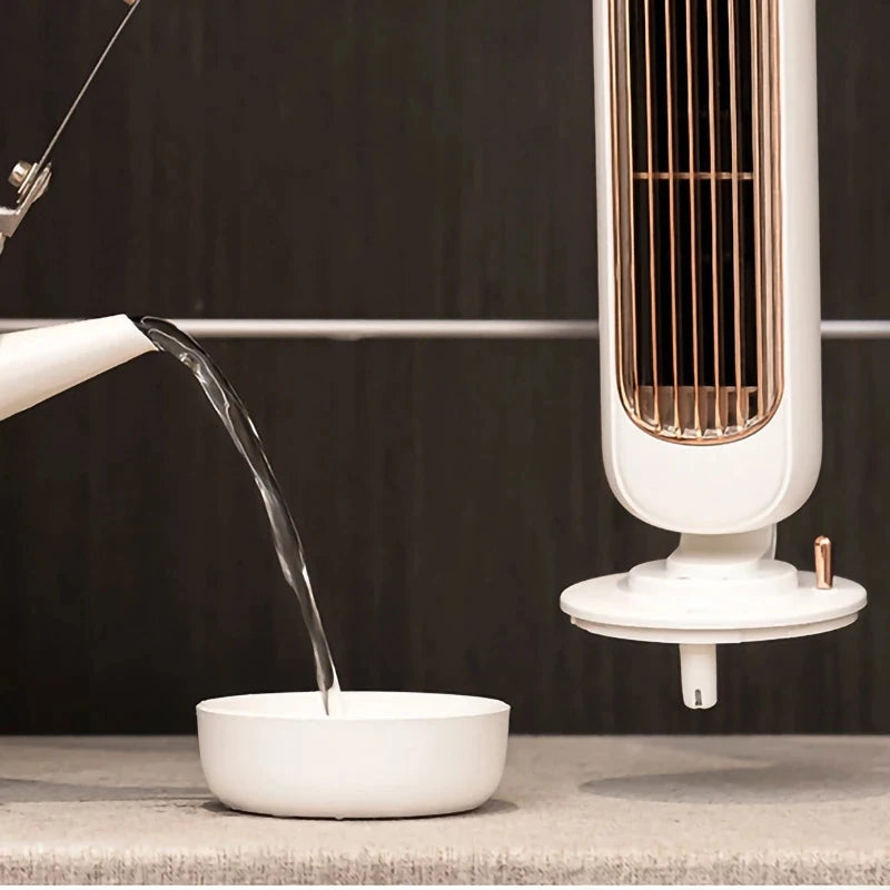 New Stand Tower Fan Air Conditioner USB Rechargeable Tower Table Fan - My Store