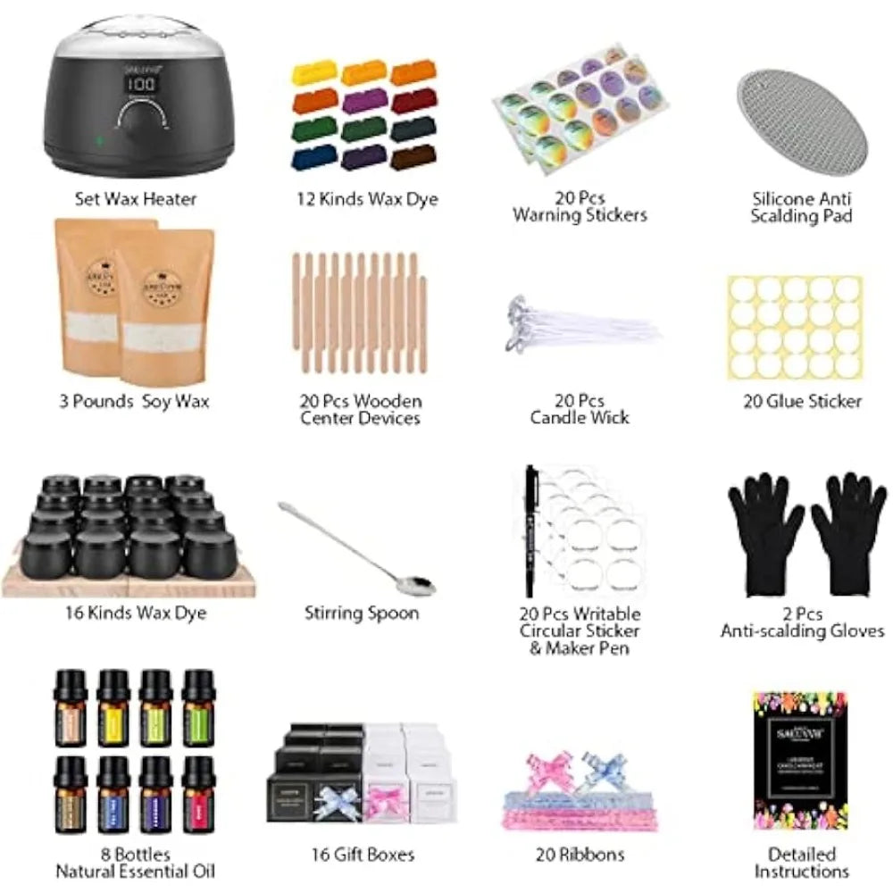 DIY Starter Soy Candle Making Supplies/Kit