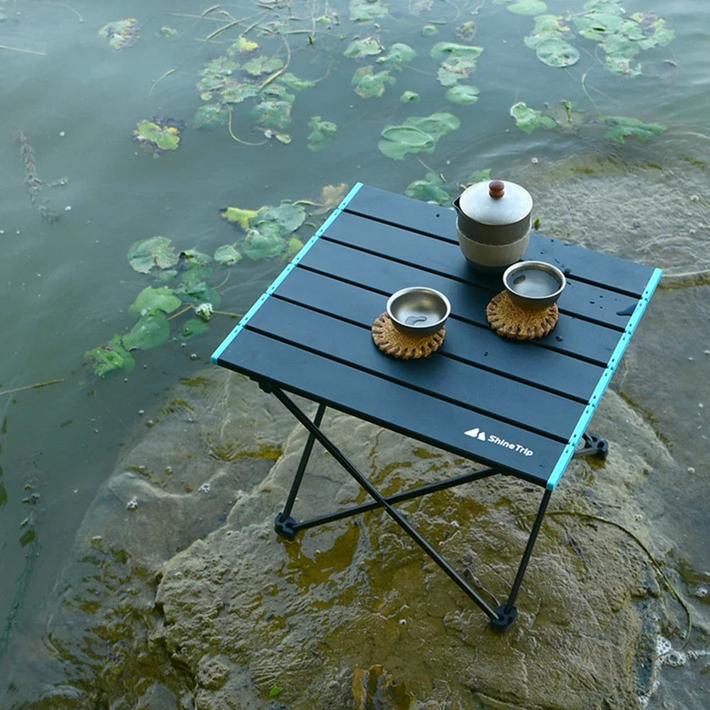 Ultralight Portable Folding Camping Table Desk High Strength Aluminum Alloy - My Store