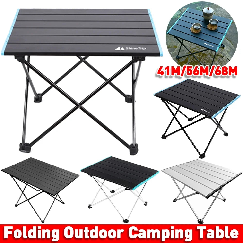 Ultralight Portable Folding Camping Table Desk High Strength Aluminum Alloy - My Store