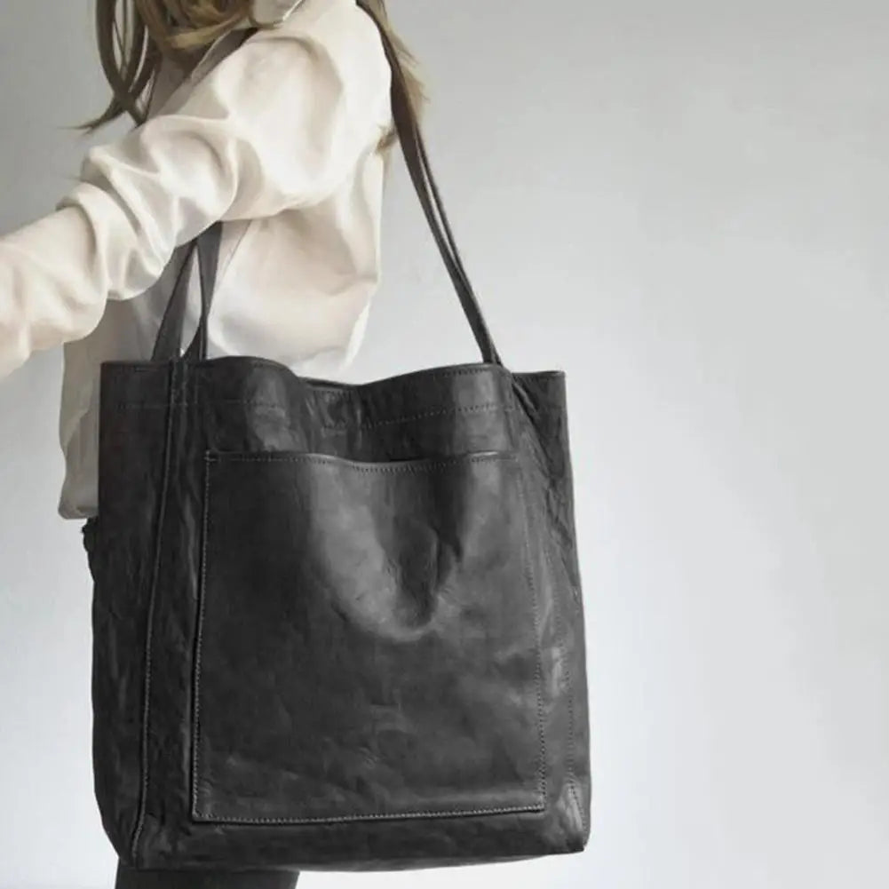 Retro Soft Large Capacity Tote Women Handbags - My Store