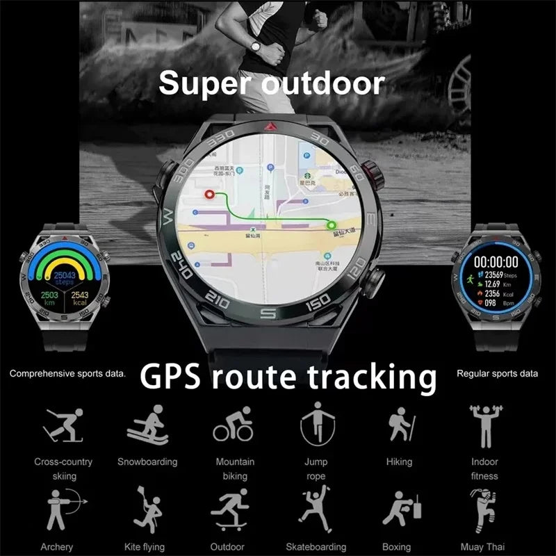 2024 New ECG+PPG Smart Watch Men GPS