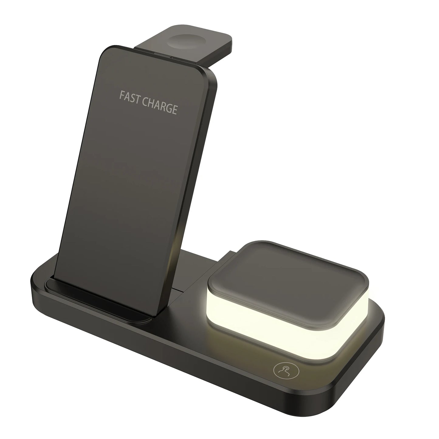 Wireless Charger 3 In 1 Foldable Stand Holder Fast Charging Dock Station Magnet Base Mobile Phone