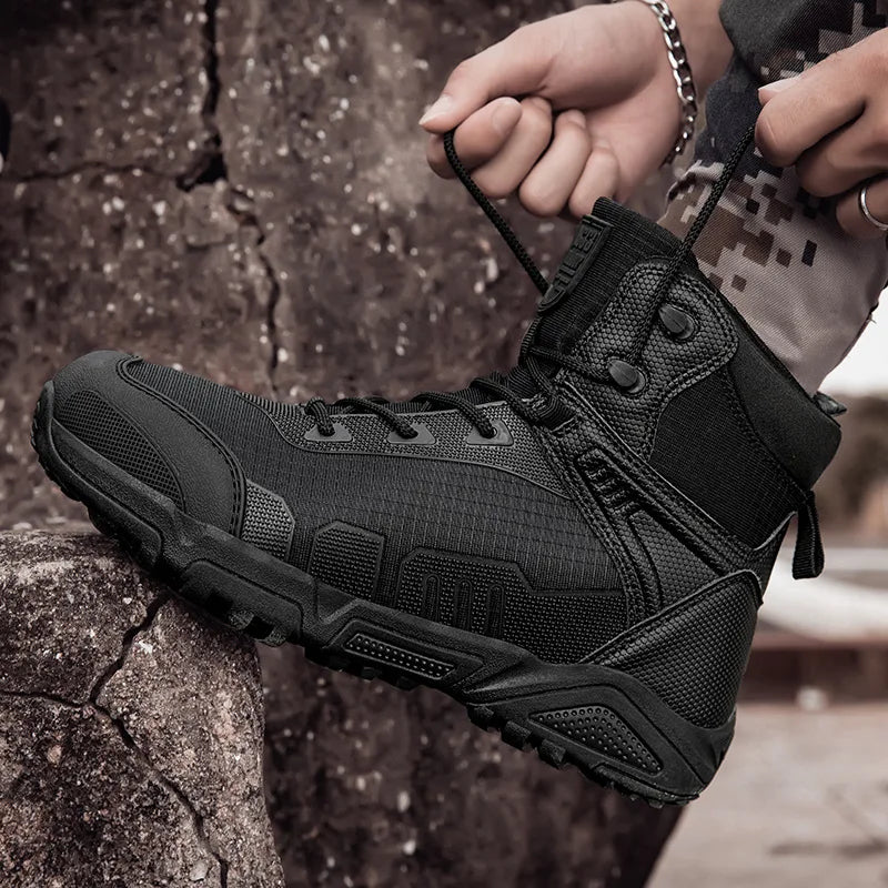 Topfight 2024 High-top Military Boots Outdoor Breathable - My Store