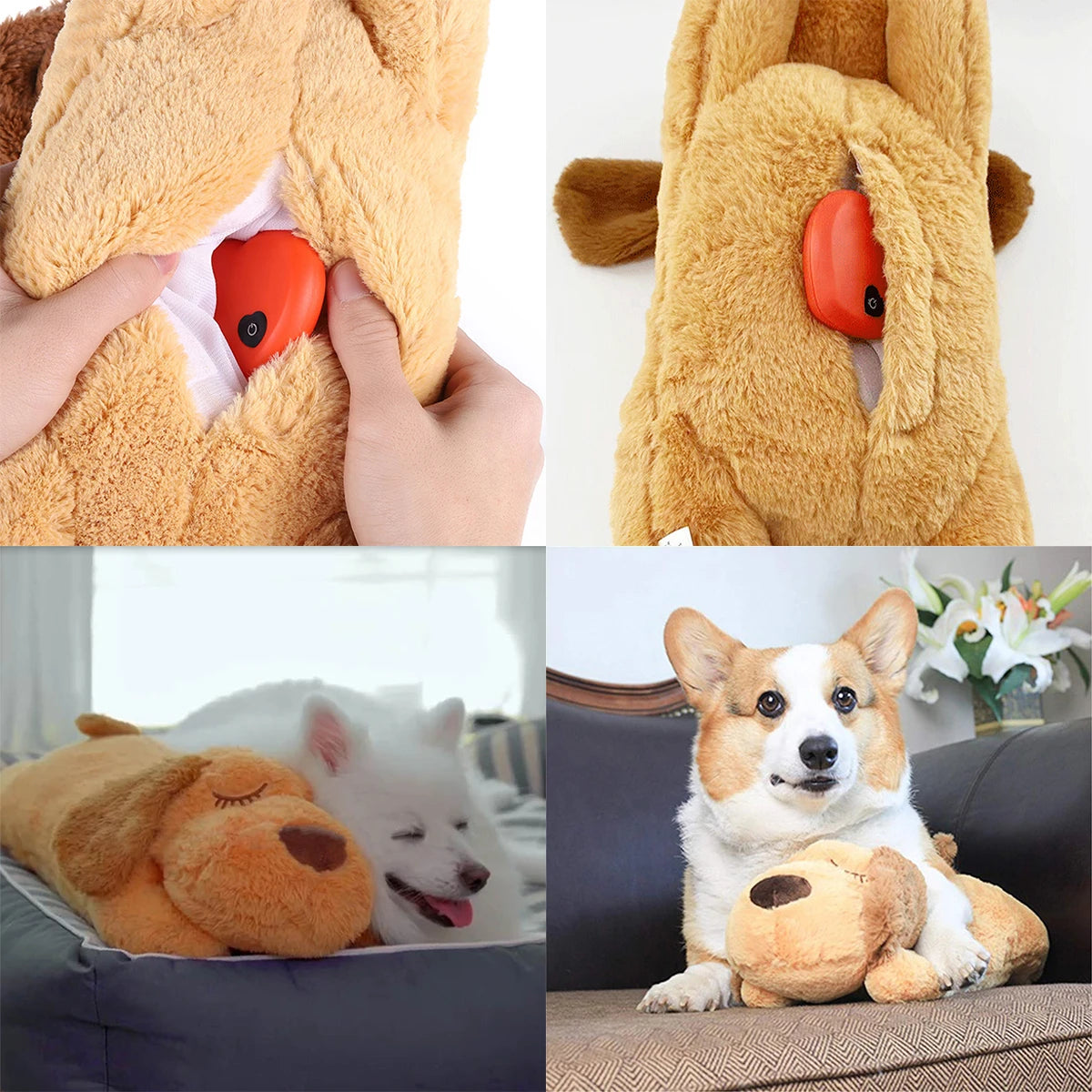 Plush Heartbeat Puppy Behavioral Training