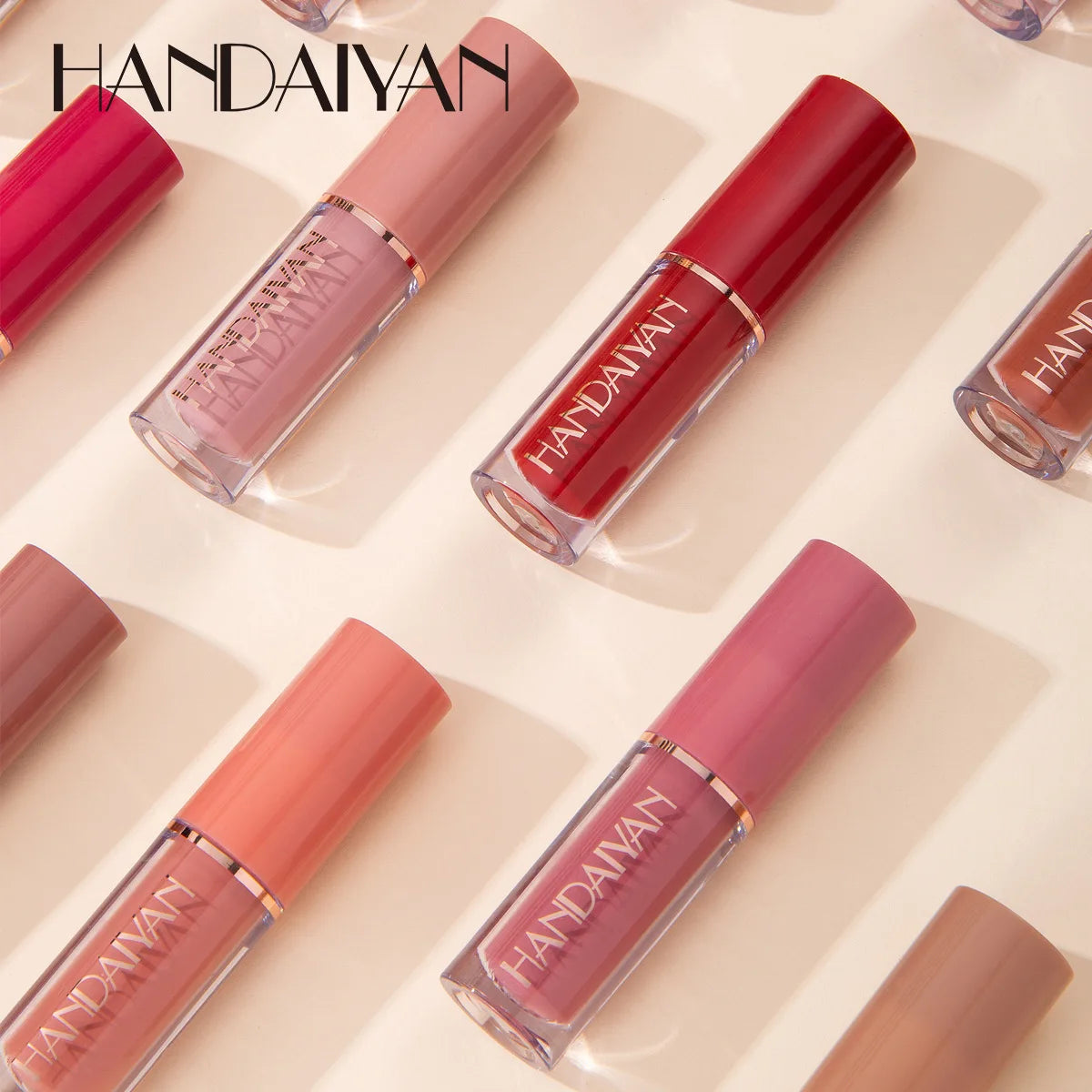 HANDAIYAN 12 Color Matte Liquid Lipstick Kit Free Shipping Korean Cosmetics Makeup For Women